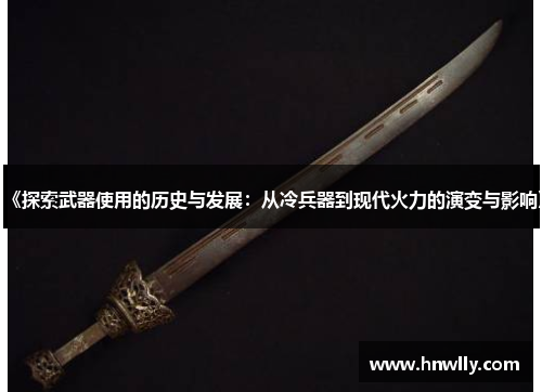 《探索武器使用的历史与发展：从冷兵器到现代火力的演变与影响》